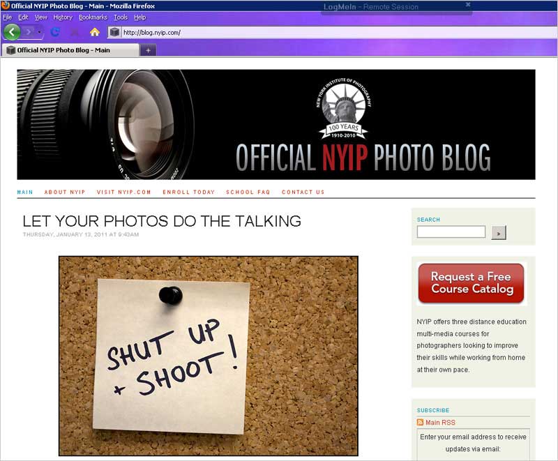 NYIP Photography Blog