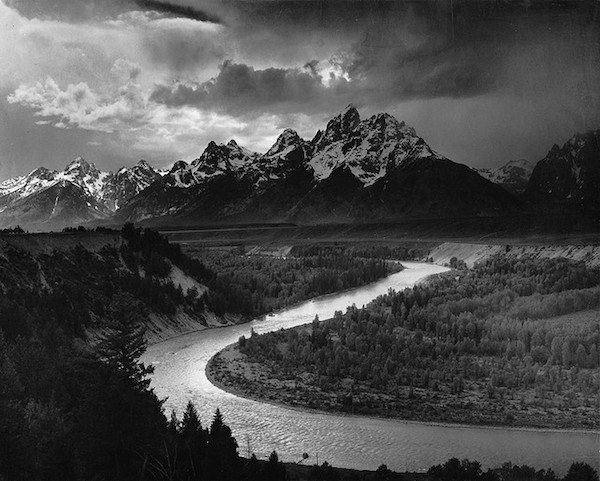 Photo Credit: Ansel Adams: The Tetons and the Snake River: 1942