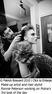 Make-up artist and Hair stylist Ronnie Peterson 