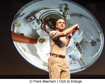 Donald Pettit space suit
