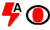 auto flash with red-eye reduction icon auto flash with red-eye reduction icon