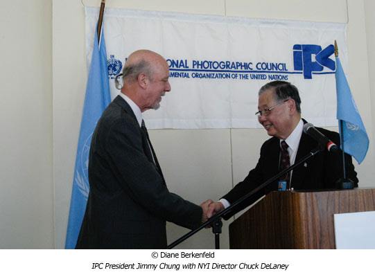 NYIP Staff with IPC President