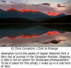 Chris Corradino Alpen glow