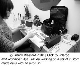 Nail Technician Aya Fukuda