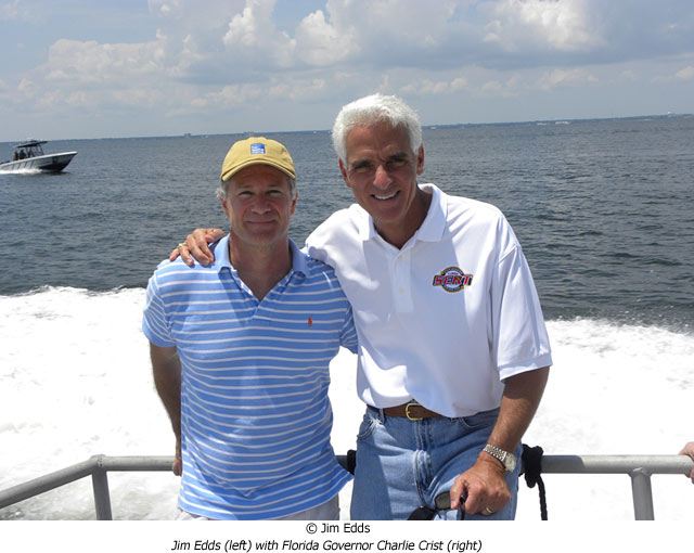 Jim Edds and Governor Crist