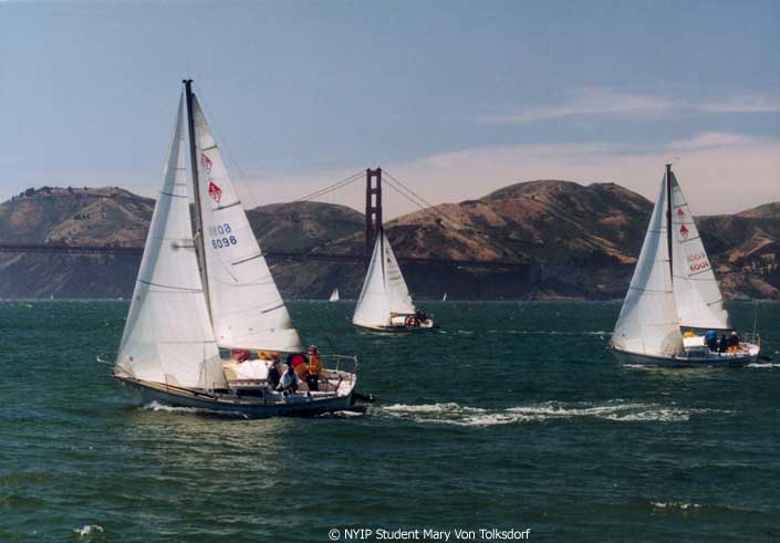 Hearst Regatta by Mary Von Tolksdorf