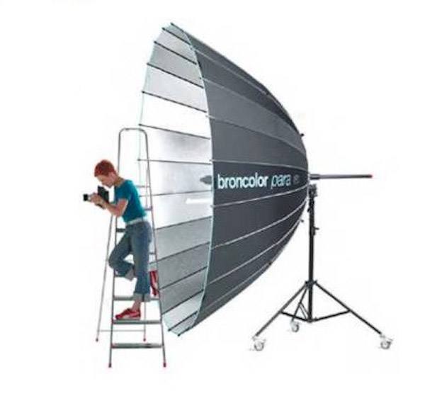 Broncolor Para 330: This giant modifier impresses clients and makes everyone look good.