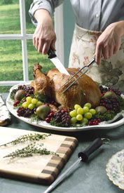 Thanksgiving Photo - Carving Turkey