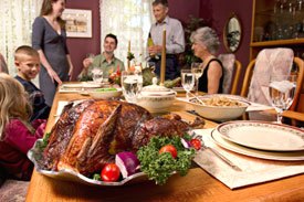 Thanksgiving Photo - Supper Table