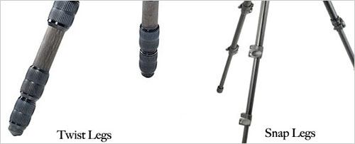Tripod leg locks