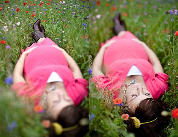 How to Take Portraits in Patches of Wildflowers